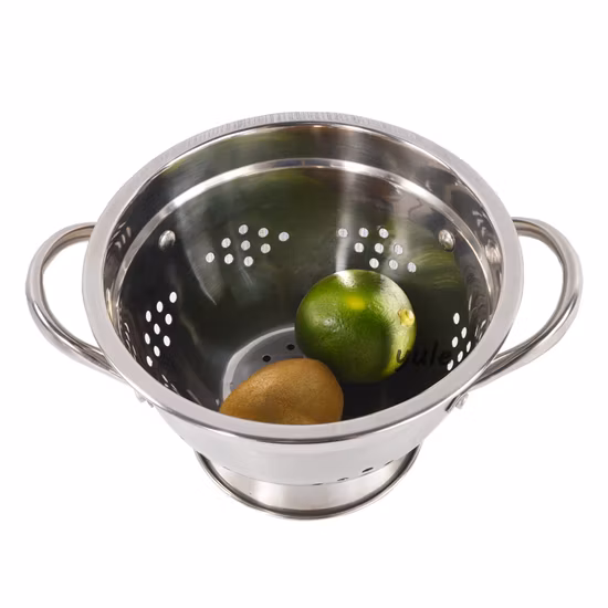 Stainless Steel Dishwasher Safe Colander Kitchen Accessory
