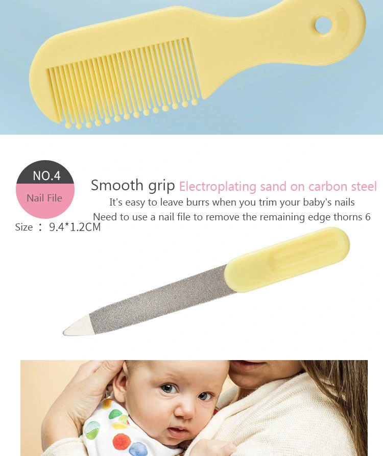 Wholesale Baby Healthcare Kit Newborn Babycare Accessories Baby Nail Scissors Hair Comb Brush