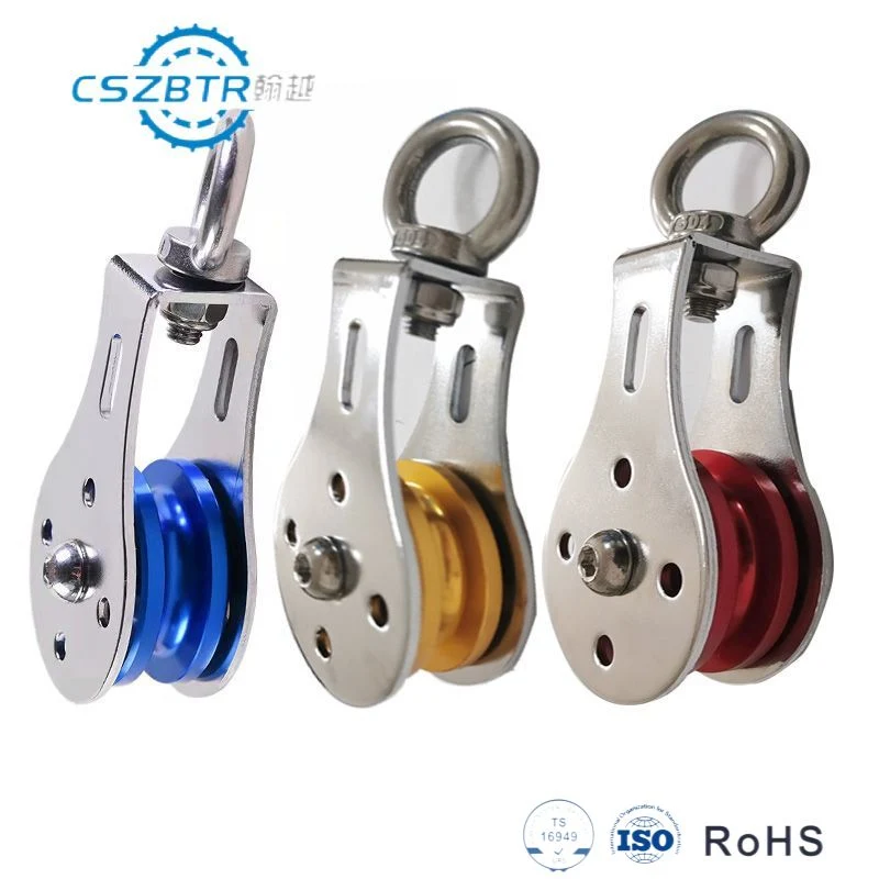 Pulley Pull Rope Training Aids 55mm Mute Lifting Pulley Hand Pulled Pulley